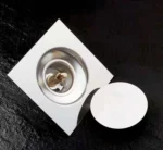 Modern Stainless Steel SS Shower Covers and Balcony Toilet Push Down Pop-up Anti Odor Floor Drain Bathroom Hardware Set - Image 3