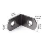 Reinforced Metal Corner Brace Shelf Fixing Brackets Furniture Fitting Accessories Hardware Products Fixed Angle Iron Bracket - Image 2