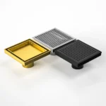 Modern Black Gray Bathroom Shower Accessories Brass 4 Inch Anti Odor SUS 201 304 Stainless Steel Floor Drain - Image 2