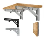 Triangular Wall Mounted Shelf Bracket with Support Hardware Fittings - Image 2